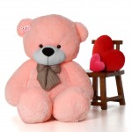 Super Giant 7 Feet Pink Bow Teddy Bear Soft Toy